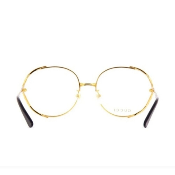 GUCCI Demo Round Ladies Eyeglasses GG0596OA 003 58 - Picture 9 of 12